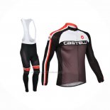 2013 Abbigliamento Ciclismo Castelli Fuxia Manica Lunga e Salopette