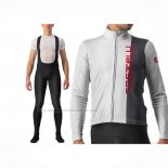 2023 Abbigliamento Ciclismo Castelli Bianco Manica Lunga e Salopette