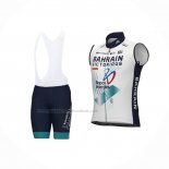 2024 Gilet Antivento Bahrain Victorious Bianco e Salopette