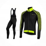 2019 Abbigliamento Ciclismo Nalini CRIT 3l 2.0 Nero Giallo Manica Lunga e Salopette