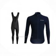 2019 Abbigliamento Ciclismo Lecol Blu Manica Lunga e Salopette