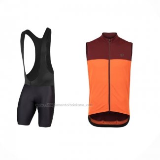 2021 Gilet Antivento Pearl Izumi Arancione e Salopette