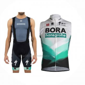 2021 Gilet Antivento Bora Bianco Verde Nero e Salopette