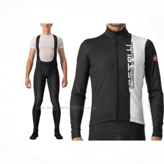 2023 Abbigliamento Ciclismo Castelli Nero Manica Lunga e Salopette