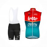 2024 Gilet Antivento Lotto Dstny Rosso Blu e Salopette