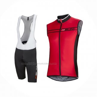 2016 Gilet Antivento Nalini Nero Rosso e Salopette