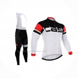 2015 Abbigliamento Ciclismo Castelli Nero Bianco Manica Lunga e Salopette