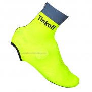 2016 Saxo Bank Tinkoff Copriscarpe Ciclismo Giallo Grigio