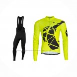 2021 Abbigliamento Ciclismo Pearl Izumi Giallo Manica Lunga e Salopette