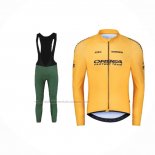 2024 Abbigliamento Ciclismo Orbea Giallo Manica Lunga e Salopette