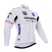 2015 Abbigliamento Ciclismo Giro d'Italia Bianco Manica Lunga