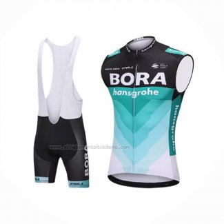 2018 Gilet Antivento Bora Nero Verde e Salopette