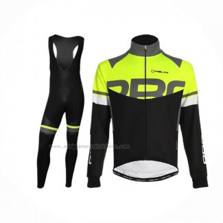 2020 Abbigliamento Ciclismo Nalini Nero Grigio Giallo Manica Lunga e Salopette