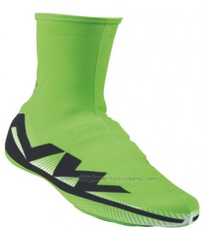 2014 Nw Copriscarpe Ciclismo Nero Verde