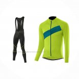 2021 Abbigliamento Ciclismo Loffler Verde Manica Lunga e Salopette