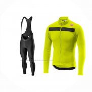 2024 Abbigliamento Ciclismo Castelli Verde Manica Lunga e Salopette