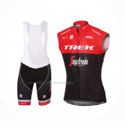 2017 Gilet Antivento Trek Segafredo Rosso Nero e Salopette